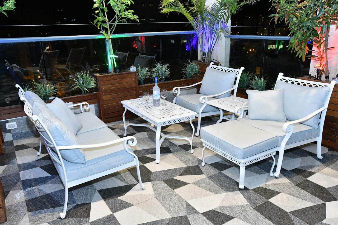 Luxury Rooftop Apartment In Netanja Exteriér fotografie