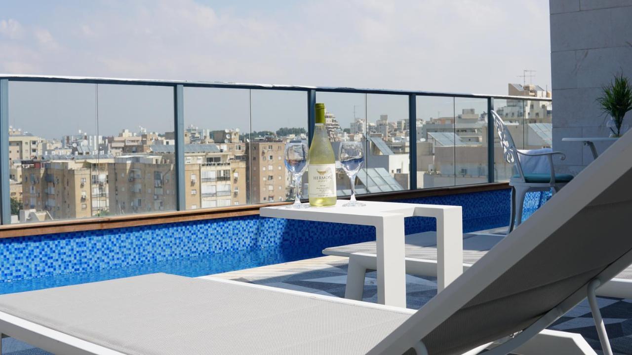 Luxury Rooftop Apartment In Netanja Exteriér fotografie